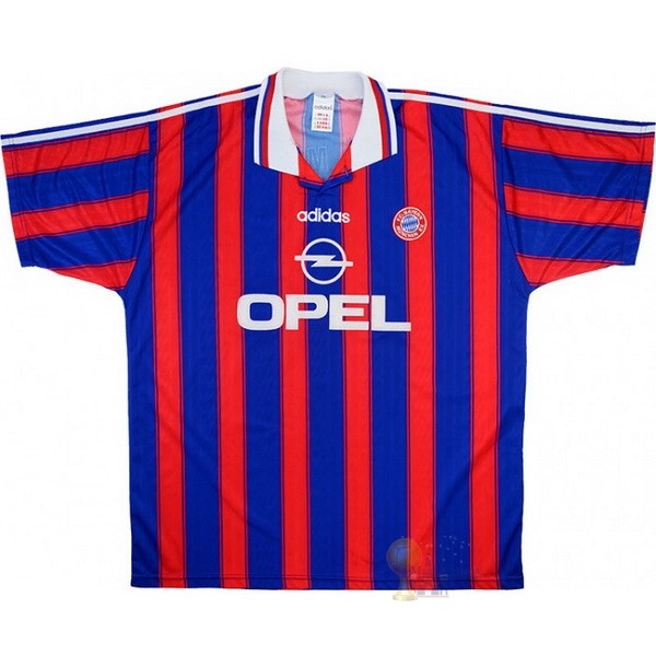 Calcio Maglie Home Maglia Bayern München Stile rétro 1995 1997 Blu Rosso